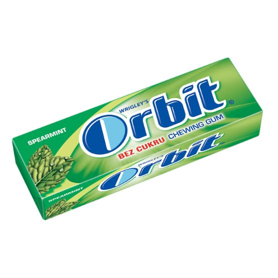 Orbit ZELENÁ spearmint dražé 14g 30ks
