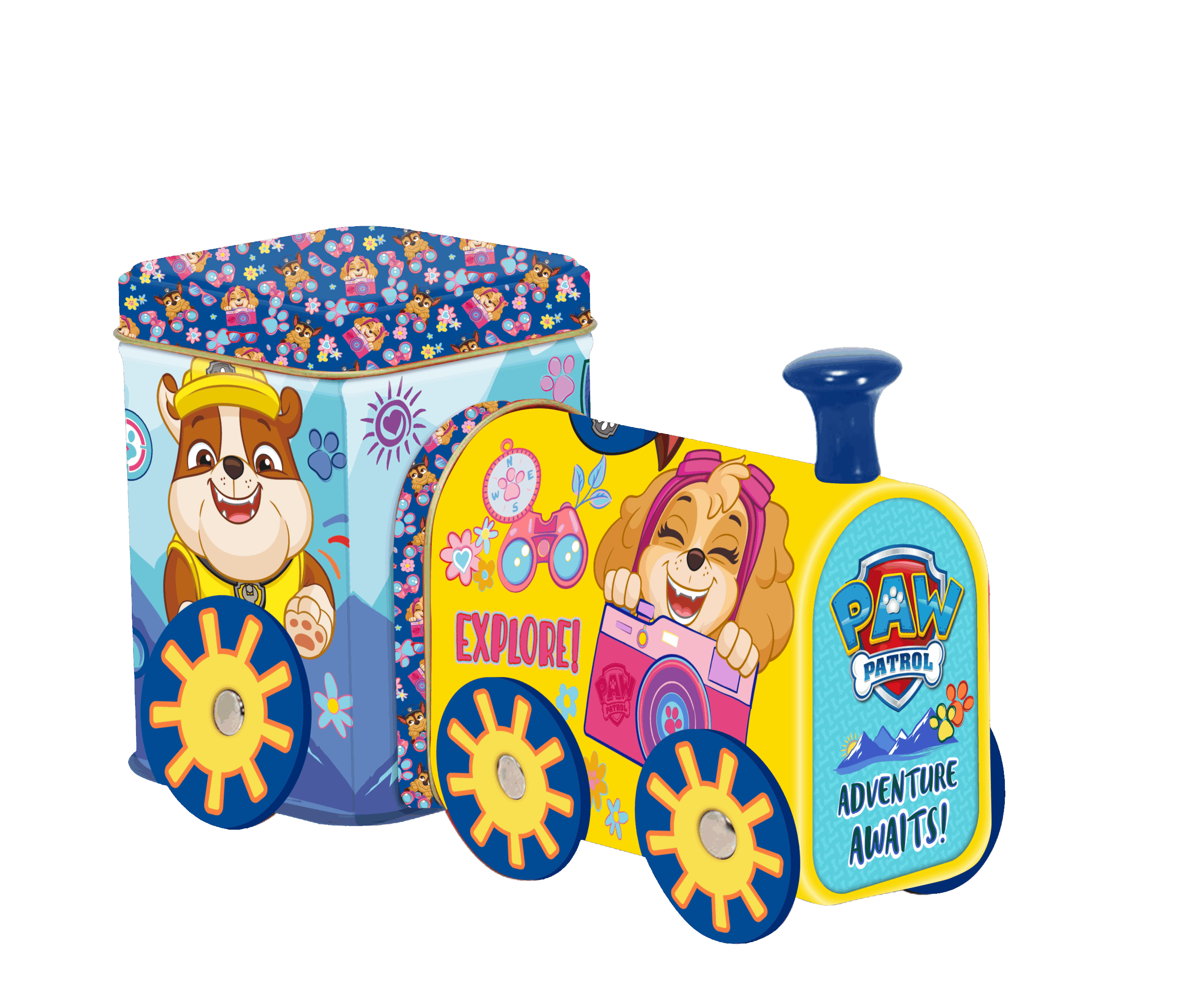 PAW PATROL Lokomotiva Pokladnička 80g 8ks