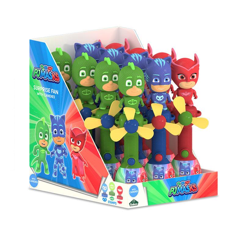 PJ MASK Surprise Fan With Candies 10g 12ks
