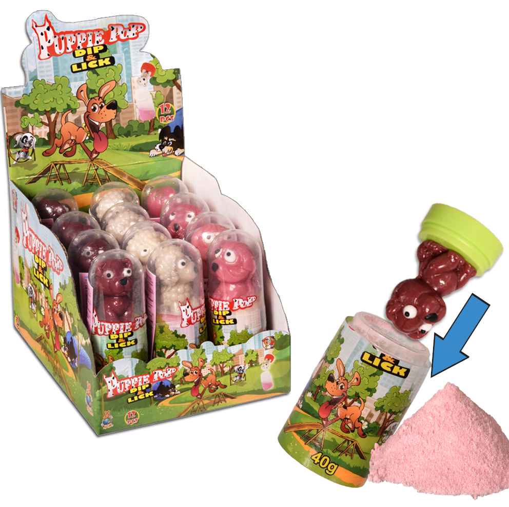 PUPPIE POP DIP LICK 40g 12ks