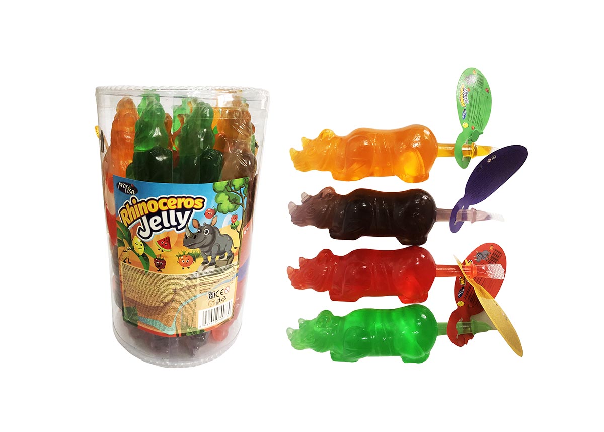 RHINOCEROS JELLY CANDY 80g 24ks