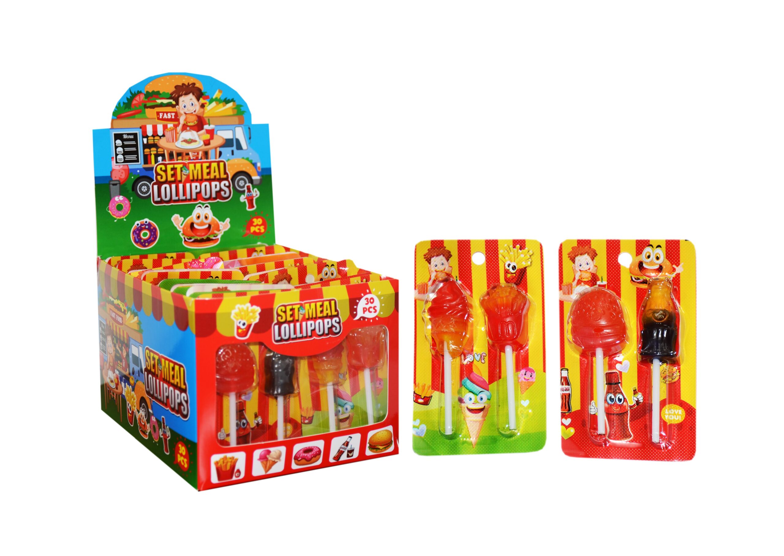 SET MEAL LOLLIPOP CANDY 10g 30ks