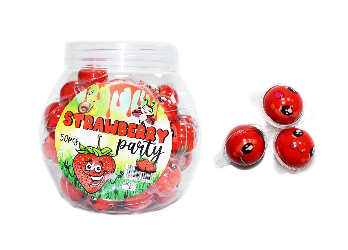 STRAWBERRY PARTY JELLY 10g 50ks