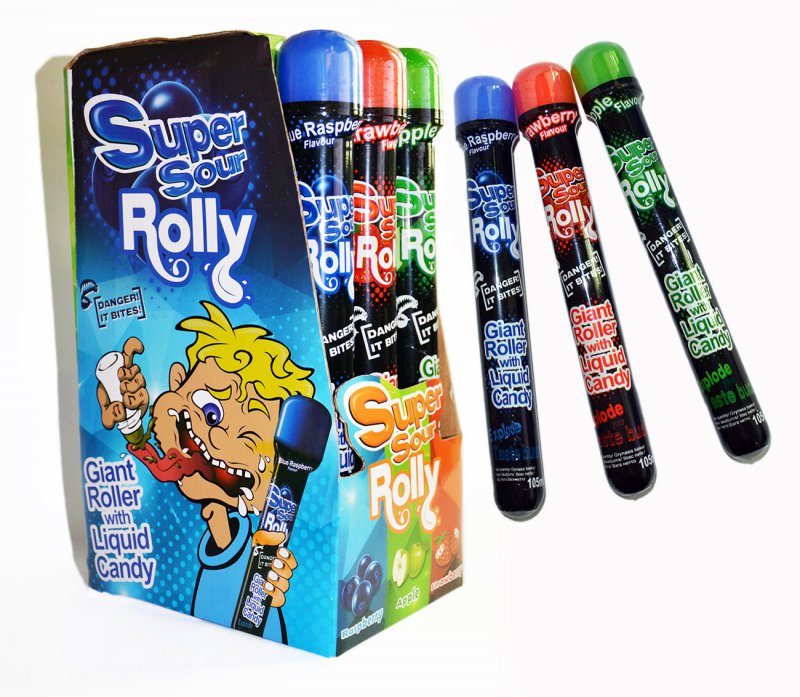 SUPER SOUR ROLLY 105ml 12ks