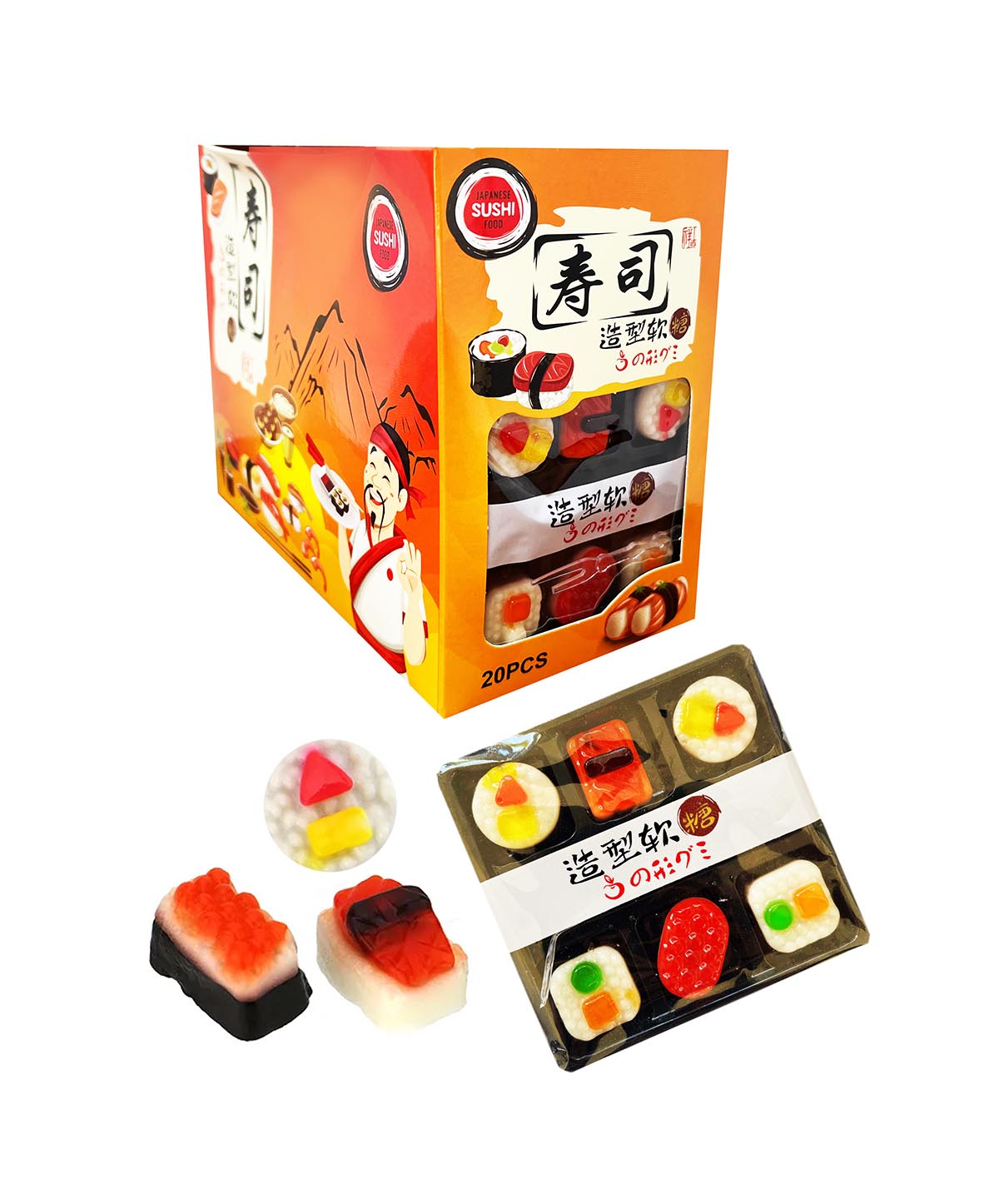 SUSHI GUMMY 18g 20ks