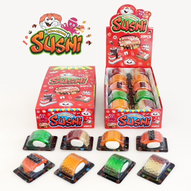 SUSHI JELLY CANDY + MARSHMALLOW PFS01328 14g 20ks