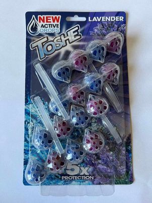 TOSHE WC kuličky Levander (4x55g) 220g 10ks