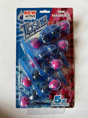 TOSHE WC kuličky Pink Magnolia (4x55g) 220g 10ks