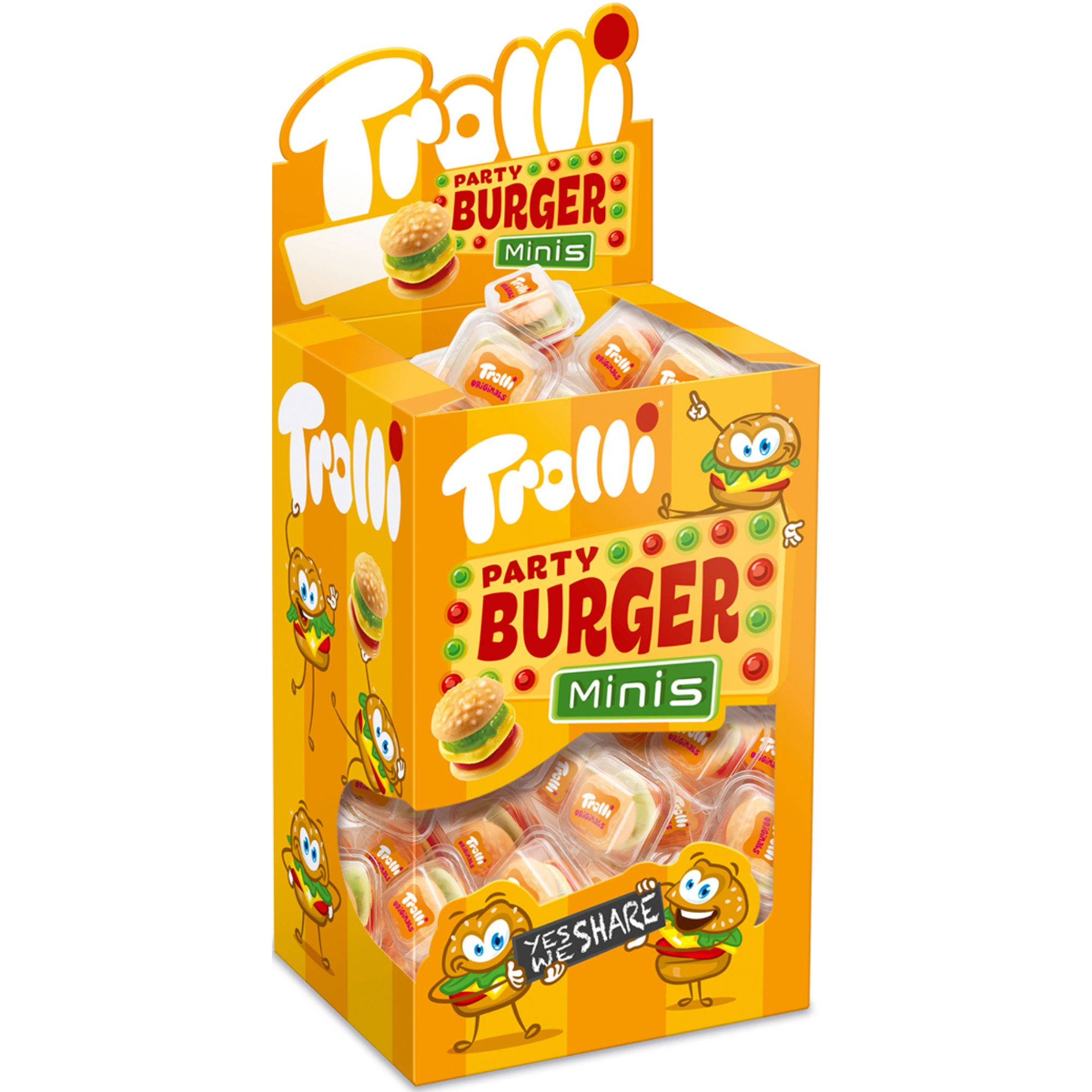 TROLLI Párty Burger (papír) 10g 80ks