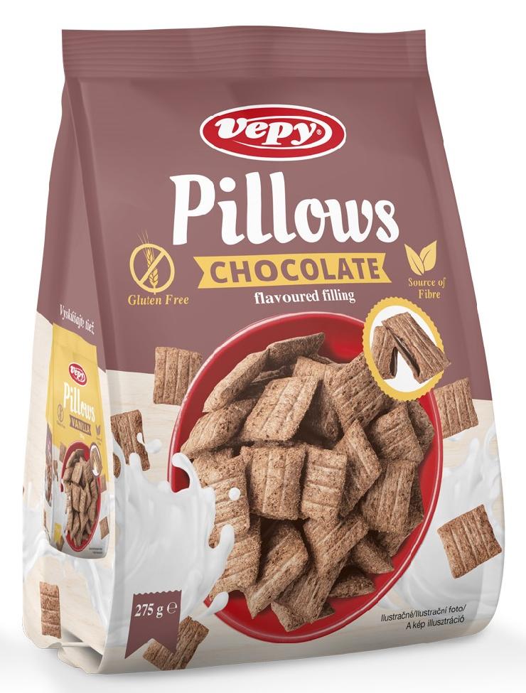 VEPY POLŠTÁŘKY s čokoládovou náplní 275g 12ks