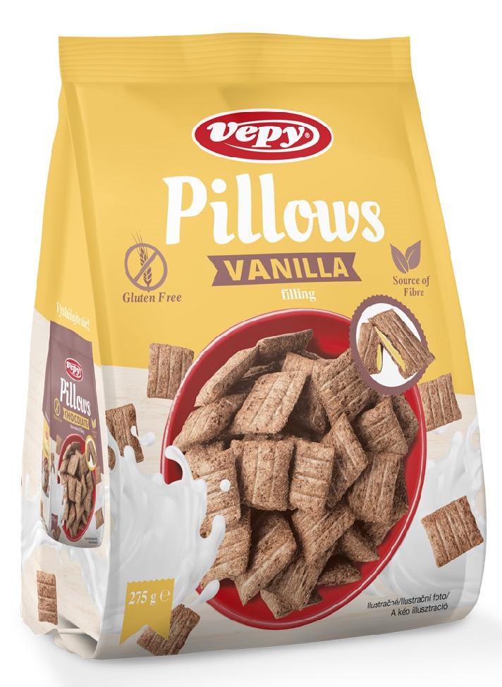 VEPY POLŠTÁŘKY s vanilkovou náplní 275g 12ks