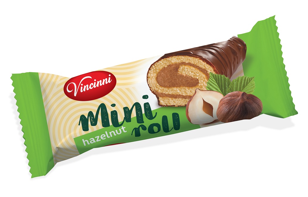 Vincinni Mini Roll HAZELNUT 30g 27ks