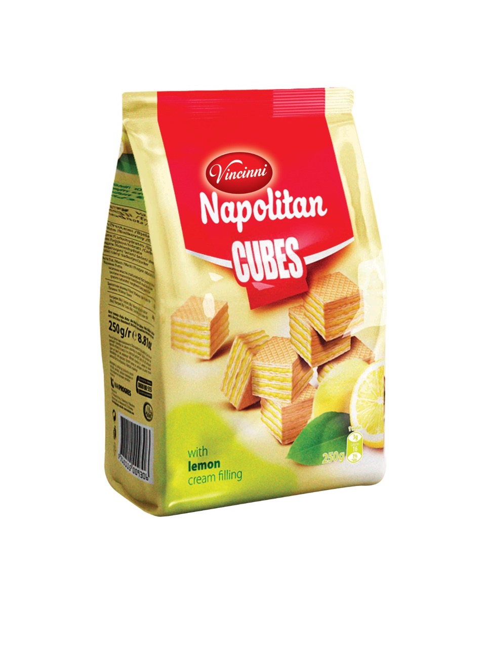 Vincinni NAPOLITAN Cubes Lemon 250g 12ks