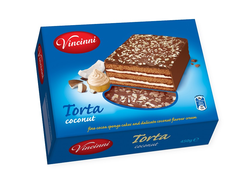 Vincinni TORTA Coconut 400g 9ks