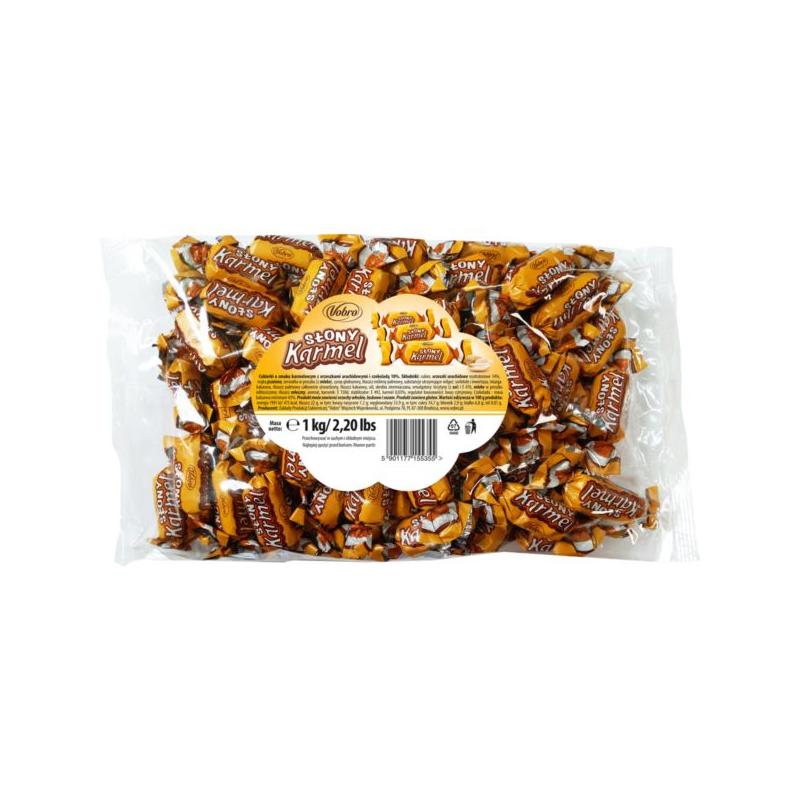 VOBRO SLANÝ KARAMEL 1kg 6ks