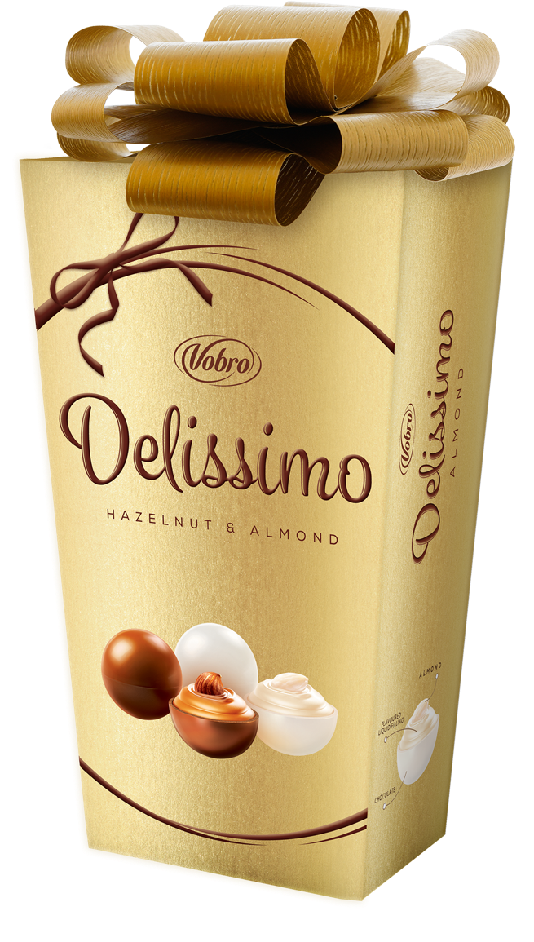 VOBRO Dellissimo Hazelnut Almond Kokarda Gift 182g 10ks