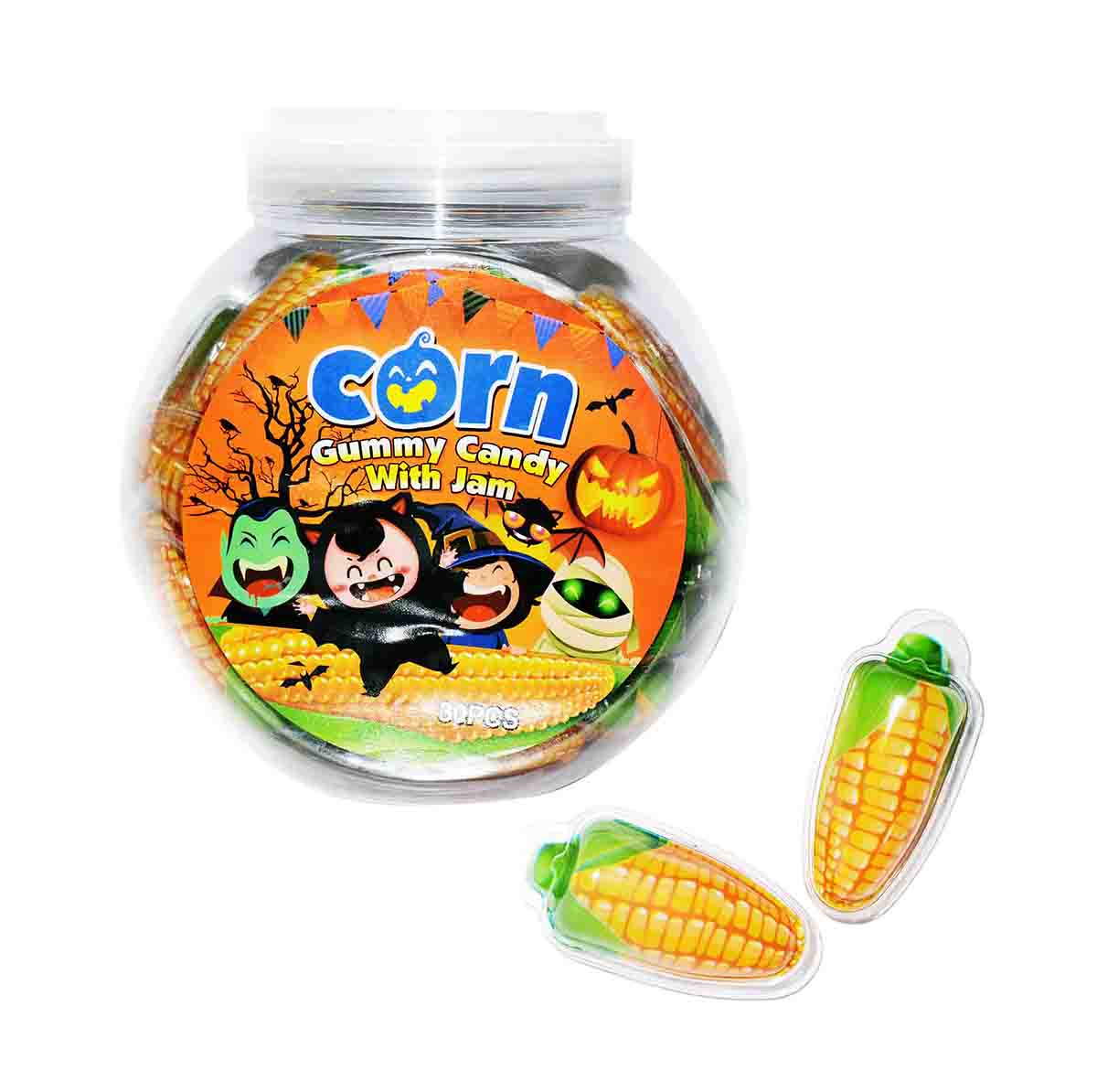 XXL CORN GUMMY CANDY WITH JAM 18g 30ks