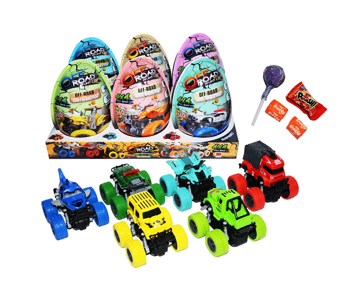 XXXL OFF ROAD PLASTIC EGGS 20g 6ks