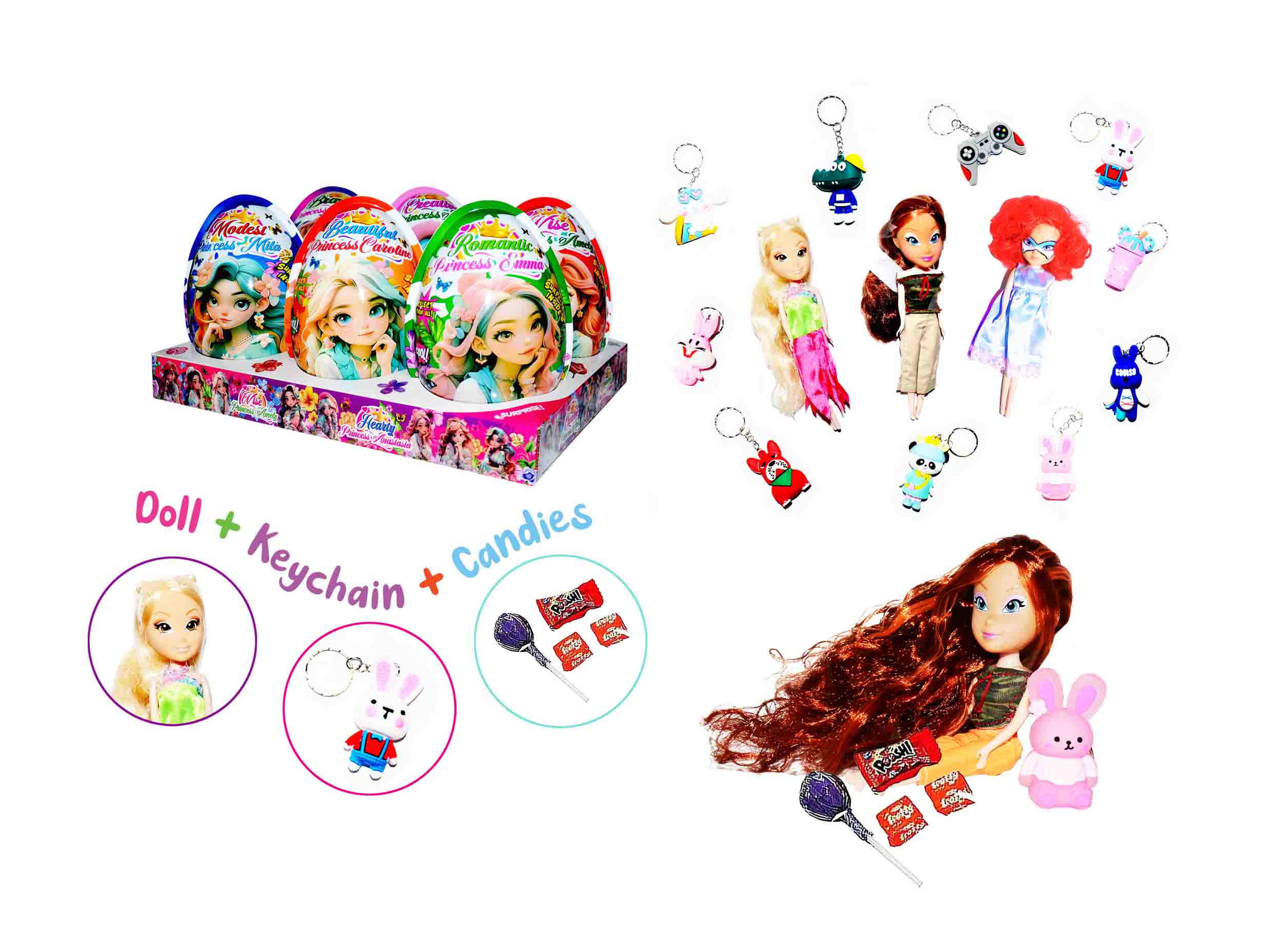 XXXL PRINCES PLASTIC EGGS 25g 6ks