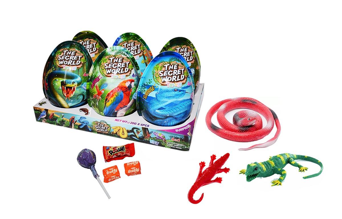 XXXL SECRET WORLD Plastic EGGS 20g 6ks